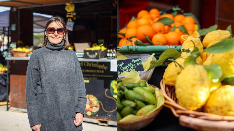 Citrons, kumquats… Sur le marché des artisans, les fruits 100 % « made in Menton » de ce couple de producteurs ne passent pas inaperçus