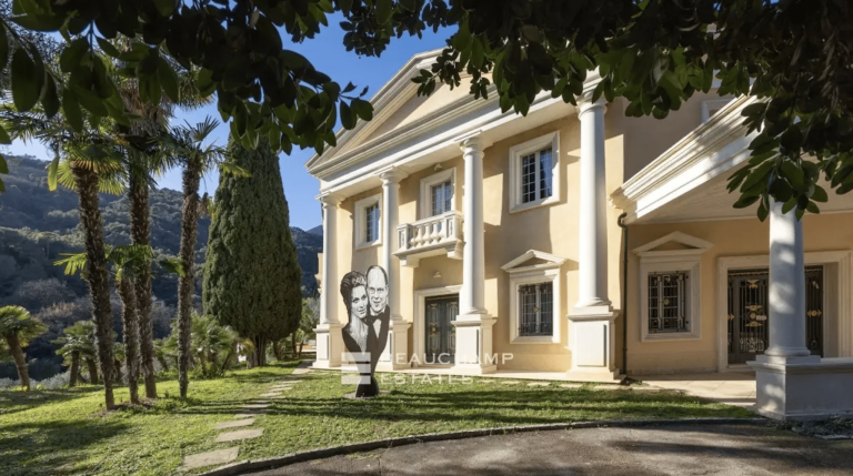 Rivière privée, palais vénitien et piscines suspendues : voyage au cœur des propriétés les plus démesurées de Menton À Menton, cette propriété palladienne unique s'étend au cœur d'un parc paysager