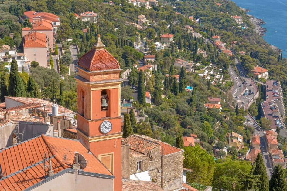belle vue aérienne de Roquebrune-Cap-Martin 