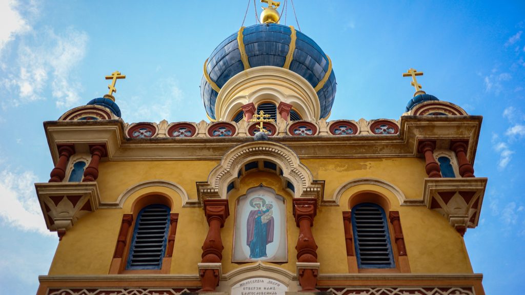 Eglise russe-orthodoxe de Menton